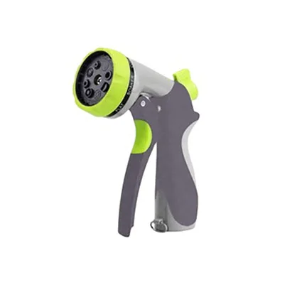 Factory hot selling High pressure durable watering metal 8 pattern Garden Hose spray gun