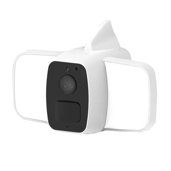 Tuya 1080P WiFi Floodlight Camera Smart Life WiFi Spotlights Camera with Two-Way Intercom Function