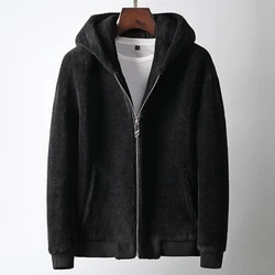 High Quality Warm Breathable Hooded Zipper Winter Clothes Coat Outdoor Windproof Fleece Jacket