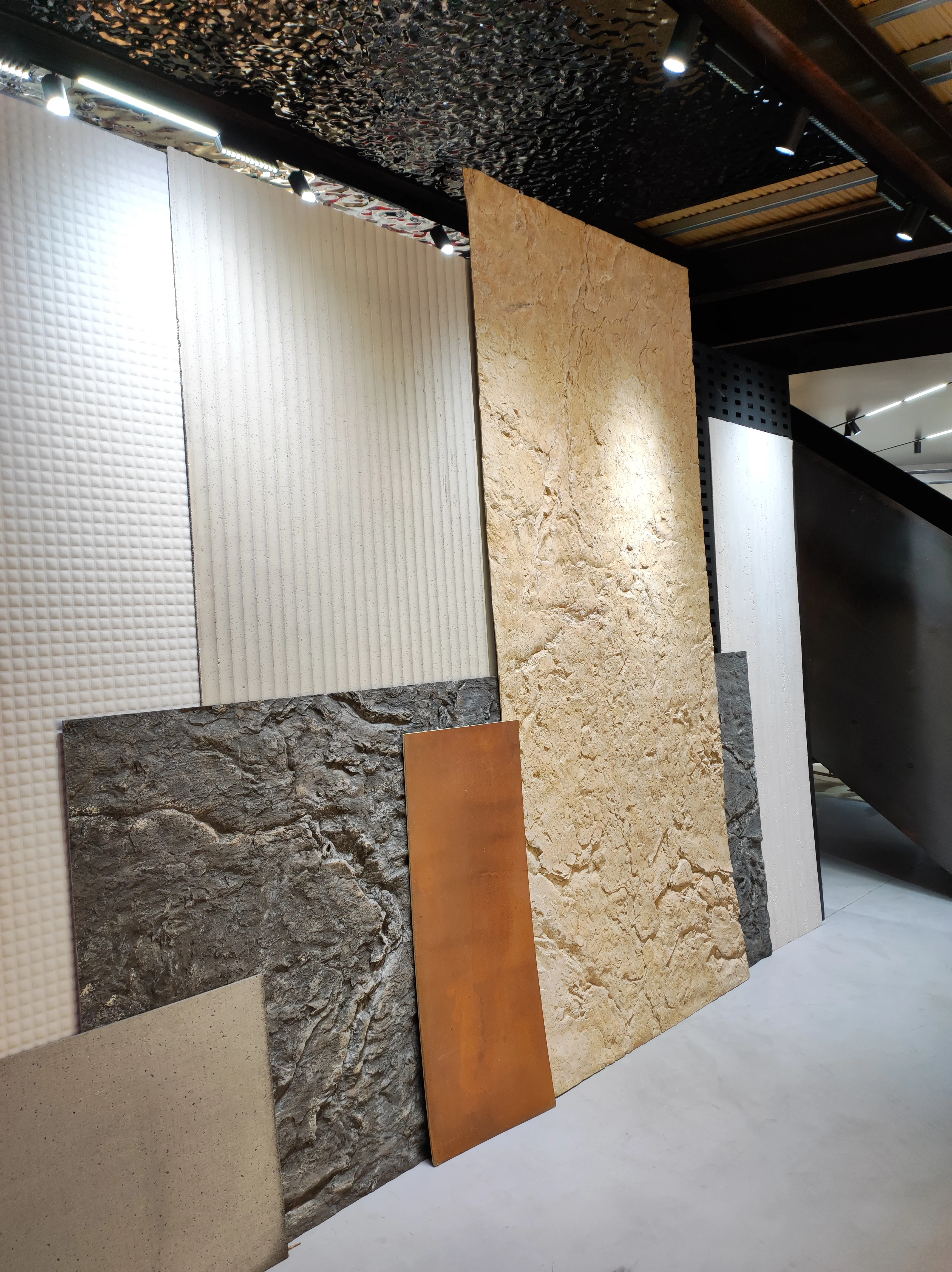 PU Faux Artificial Stone Panel Wall Outdoor Indoor Decorative PU Stone Wall Panel For Wall Decor
