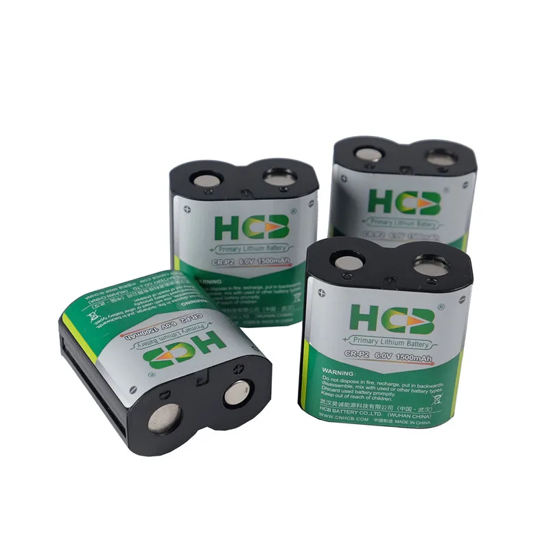 Основной Li-MnO2 2cr5 6v литиевая батарея 2cr123A 1600mAh 6V CR-P2 корпус литий-ионного аккумулятора для счетчик электроэнергии