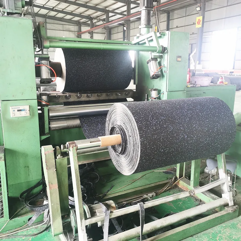 Non-toxic recycled rubber granules rubber flooring tile for sports room