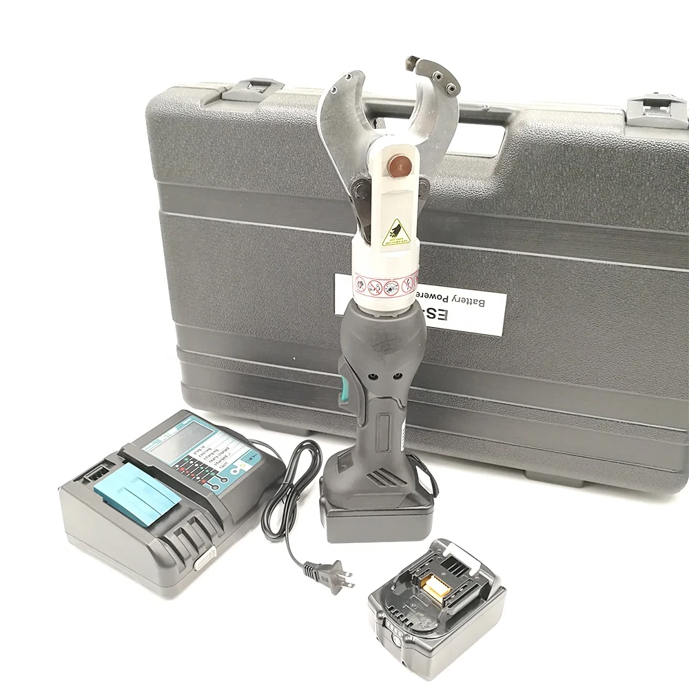 Cable cutter for stranded wire and ACSR battery powered ES-36K hand hydraulic steel cable cutter