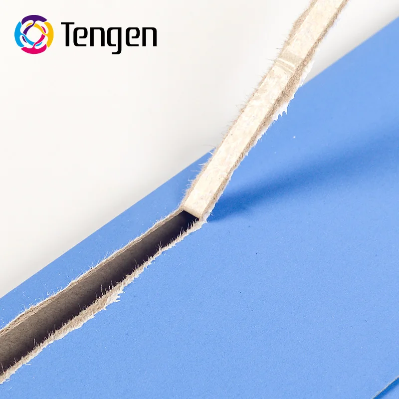 Новый продукт Tengen биоразлагаемый светло-голубой жесткий упаковочный конверт для