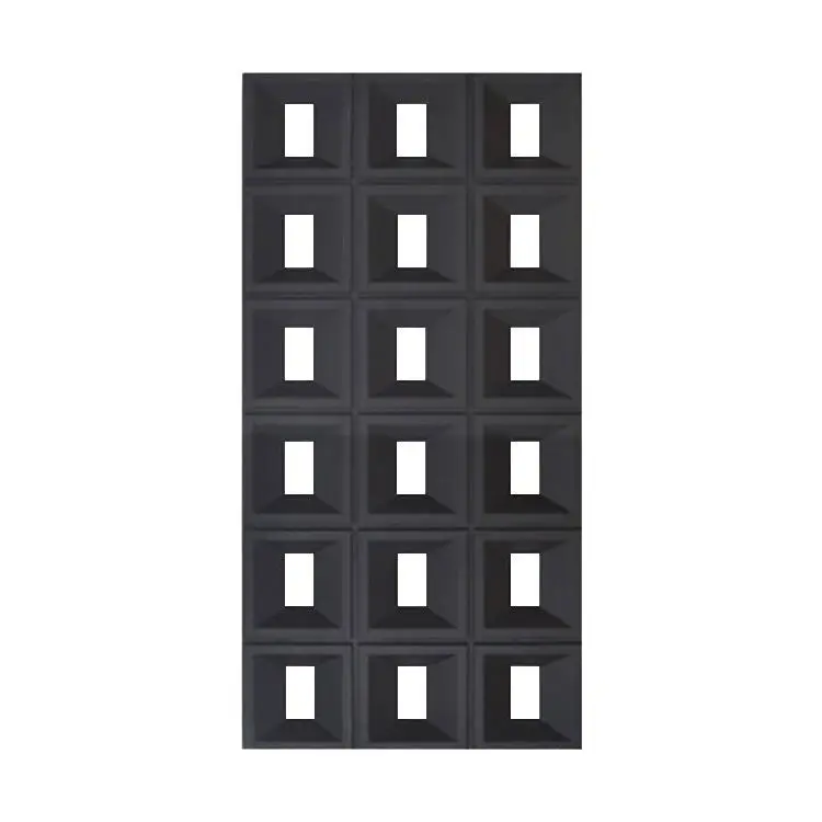 Light weight Polyurethane pu Hollow brick art decor background Partition wall Hollow porous brick pu artificial stone wall panel