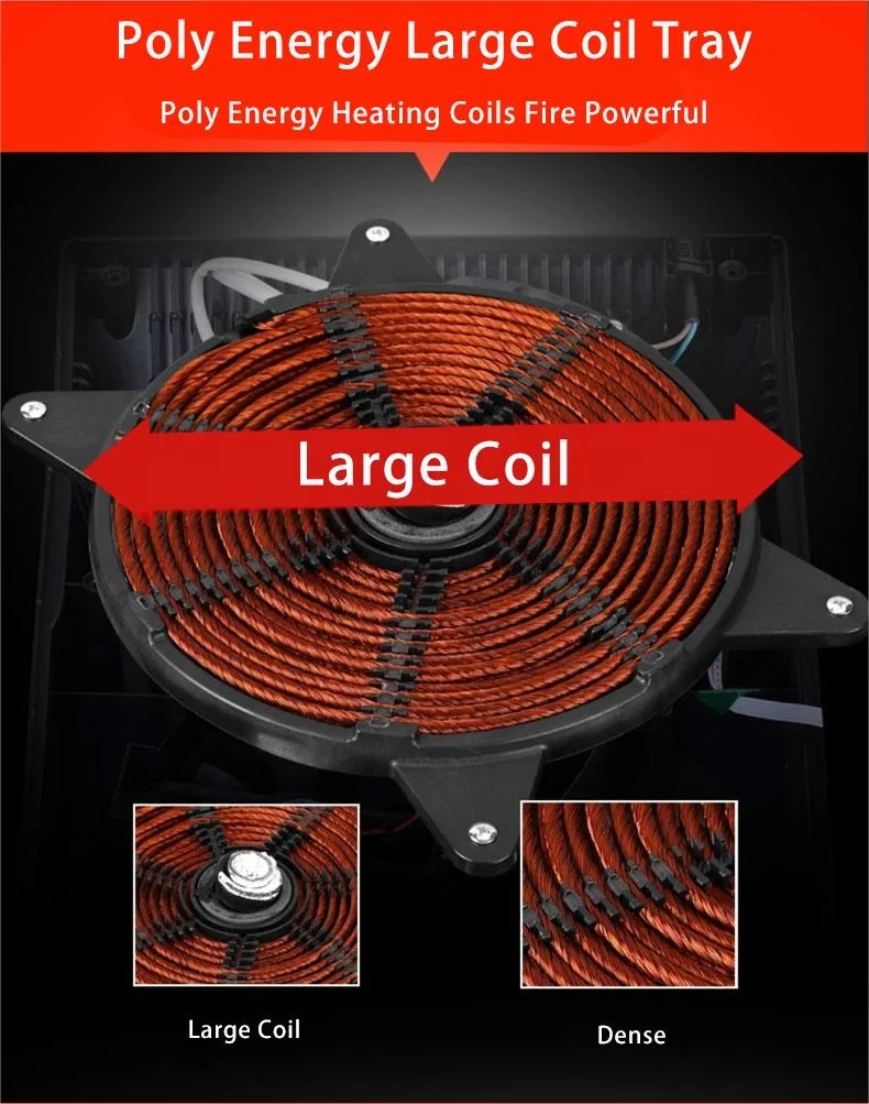 Support Customization 5000W Square Hot Pot Stove Embedded Line Control Electric Cooktop Induction Heating Plate Induction Cooker