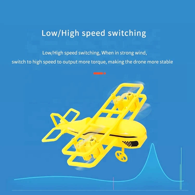 2.4G Intelligent Fixed Height Mini Flying Spinner Drone Brushless Motor Drone Remote Control Drone Toy