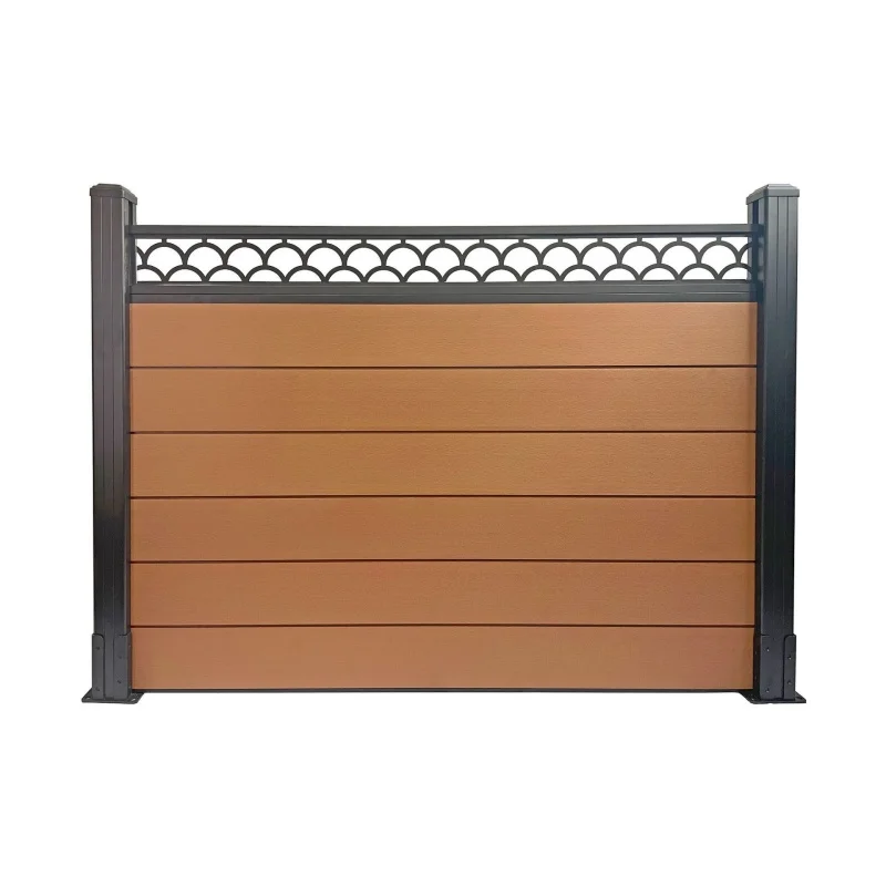 Outdoor Green Belt Guardrail Plastic Wood Fence