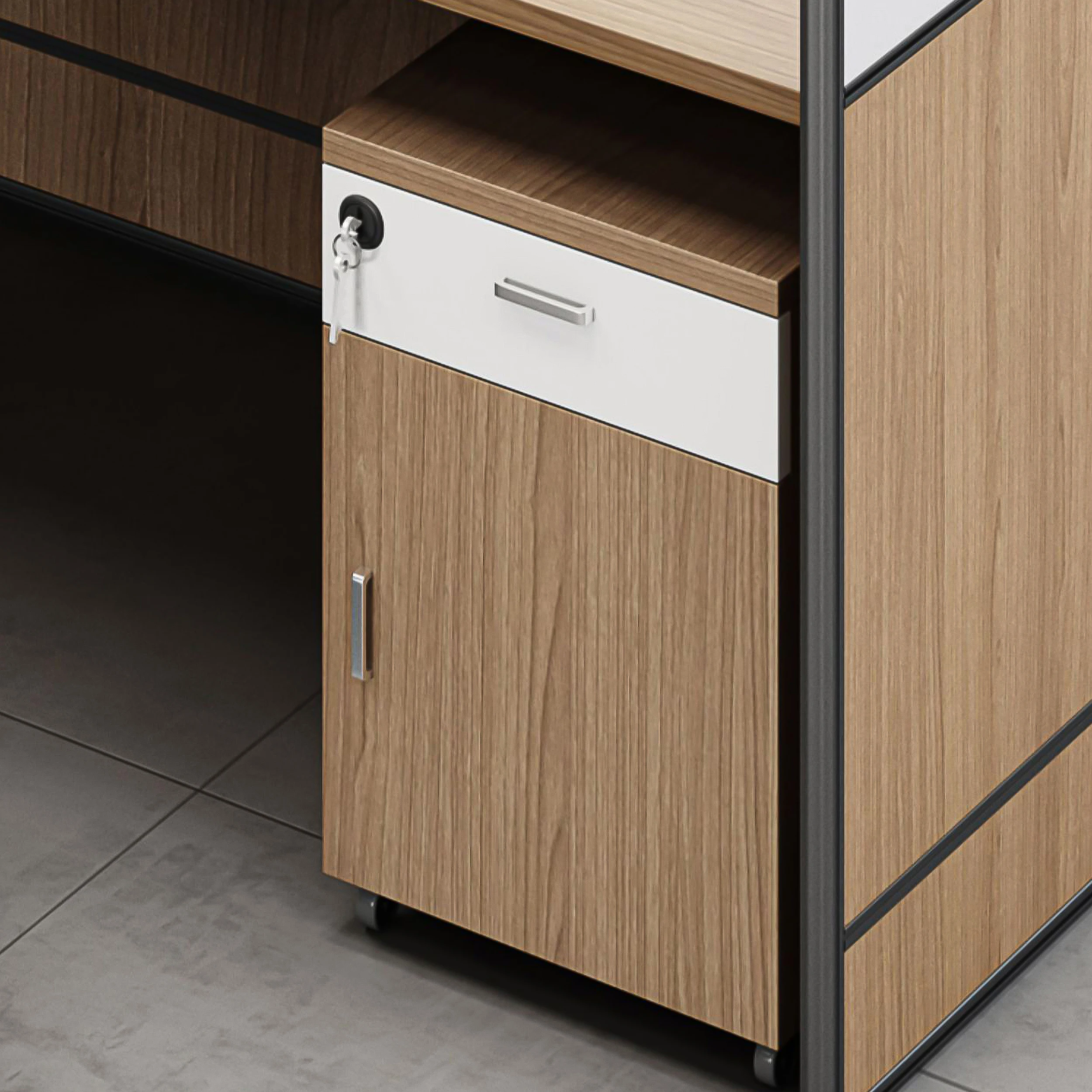 2024 New Employee Workstation Studio Desk Office Modular Workstation