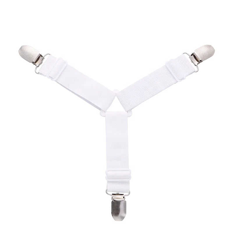 Wholesale 4pcs Adjustable Triangle Bed Mattress Sheet Holder Straps Clips Gripper Fastener  For Bed Sheets Mattress Covers