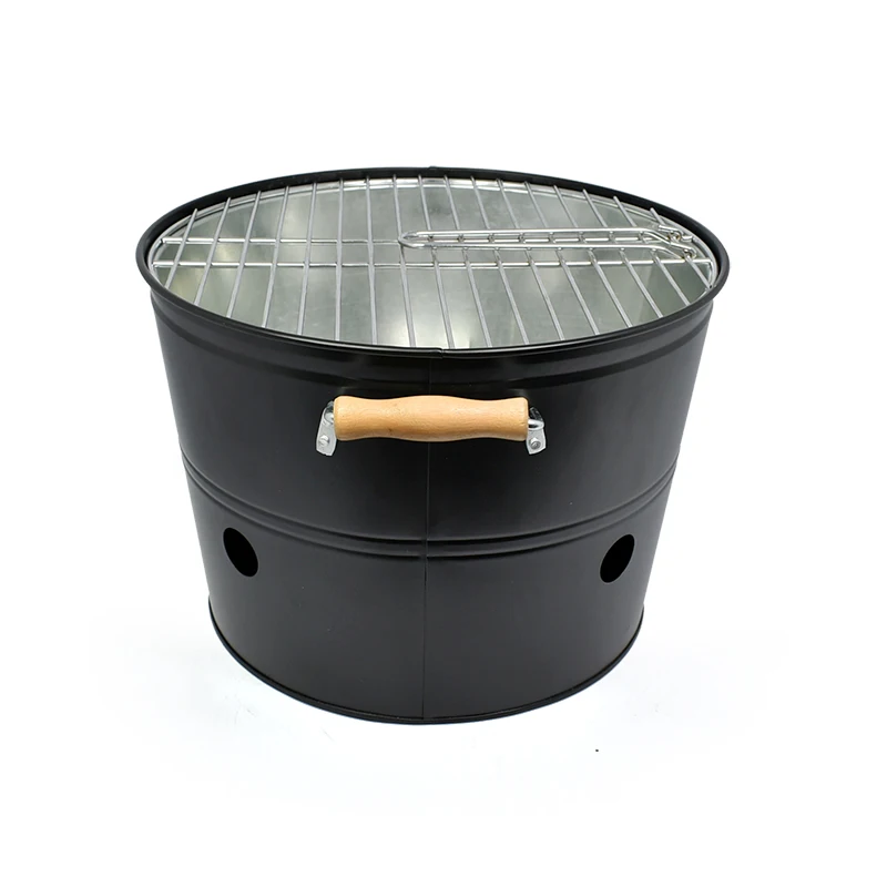 New Outdoor Camping Barbecue Grill Charcoal Smoker BBQ Bucket