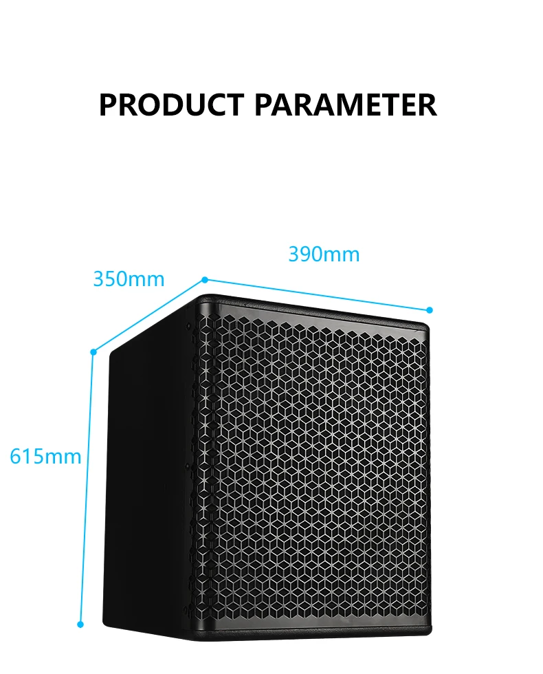 S110 PA Audio Sound Equipment 300W Bar Subwoofer 8 Ohm 10 inch Professional Subwoofer