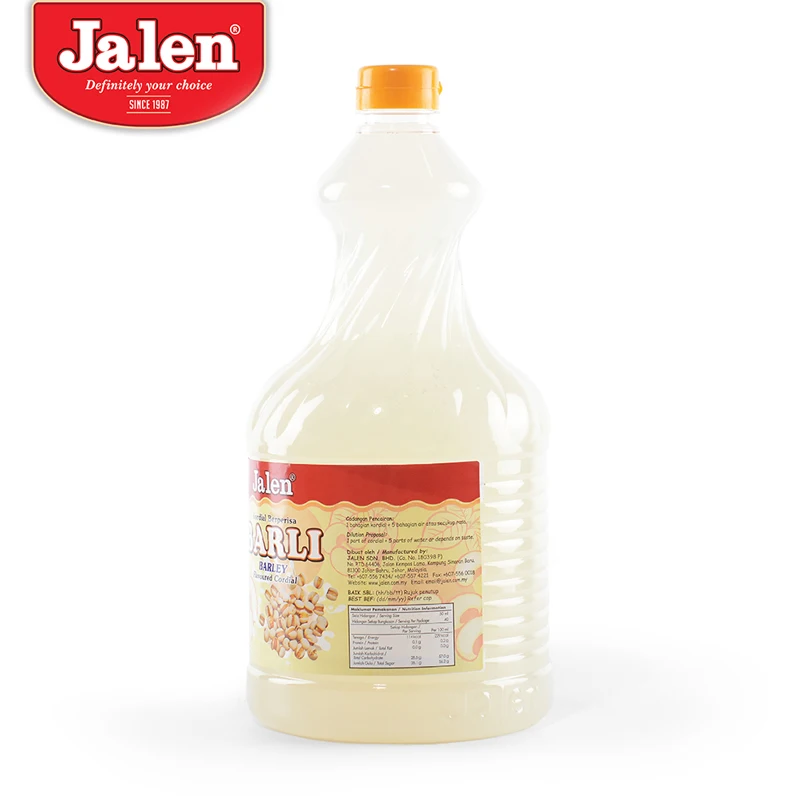 Factory Price Premium High Quality Sweet and Delicious Syrup Beverage Condiments Barley Flavoured Cordial 2L