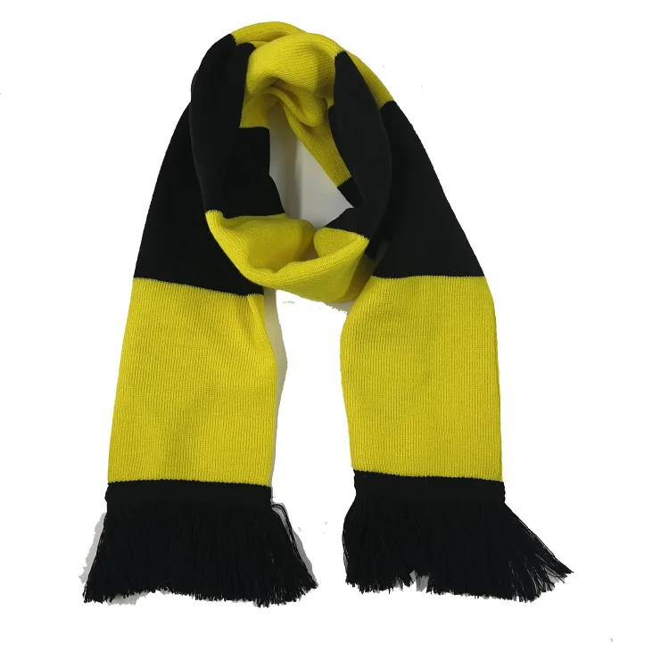 Knitted scarf Palestine football team scarf for Middle East countries football custom Fan scarf