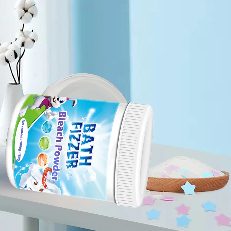 New Trend Eco Friendly Color Bleaching Powder For Laundry Stains Remover Magic Liquid Oxygen Bleach Laundry Detergent