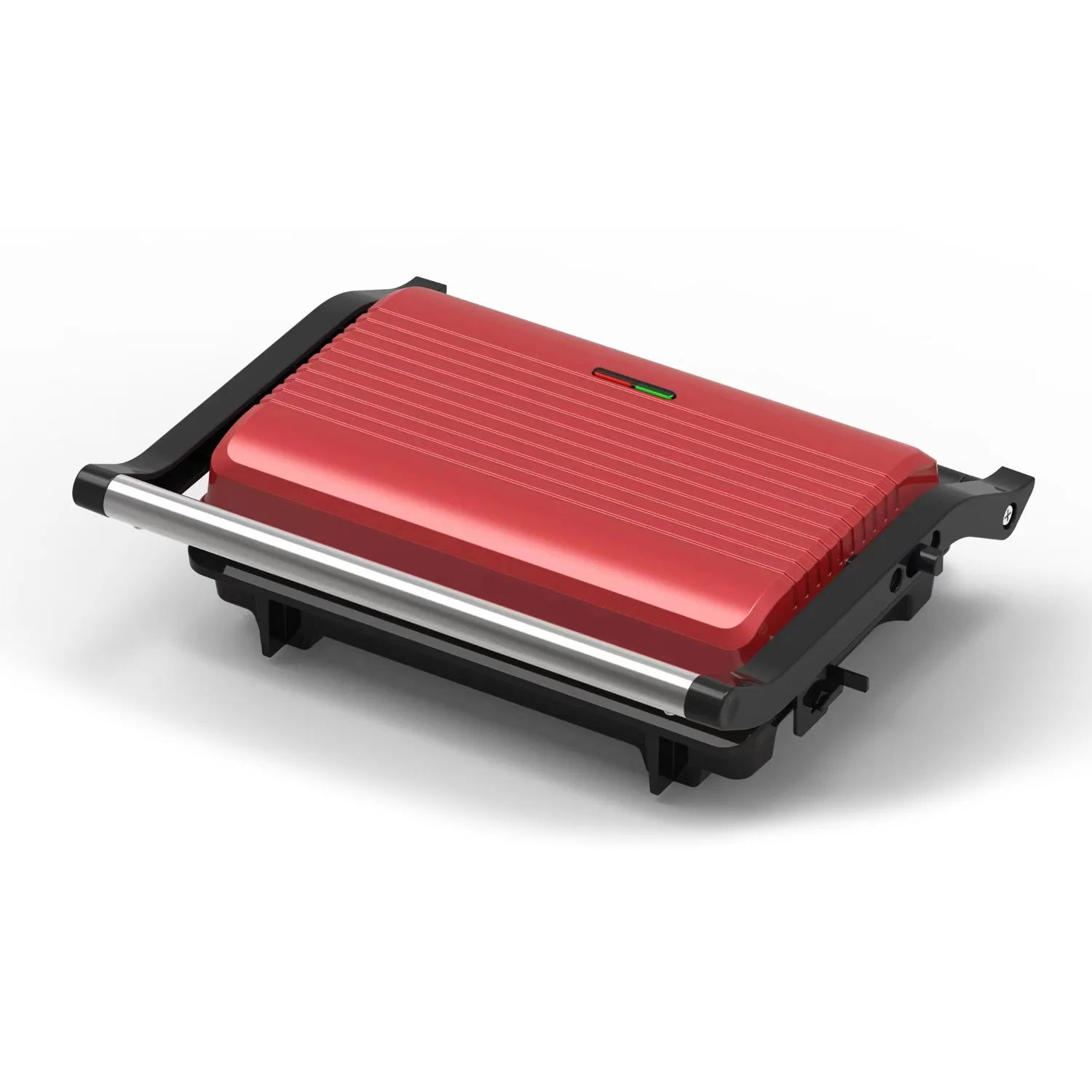 1000W Sandwich Maker, Electric Sandwich Press Machine 2 Slice Double Big Contact Panini Grill Double Contact Grill
