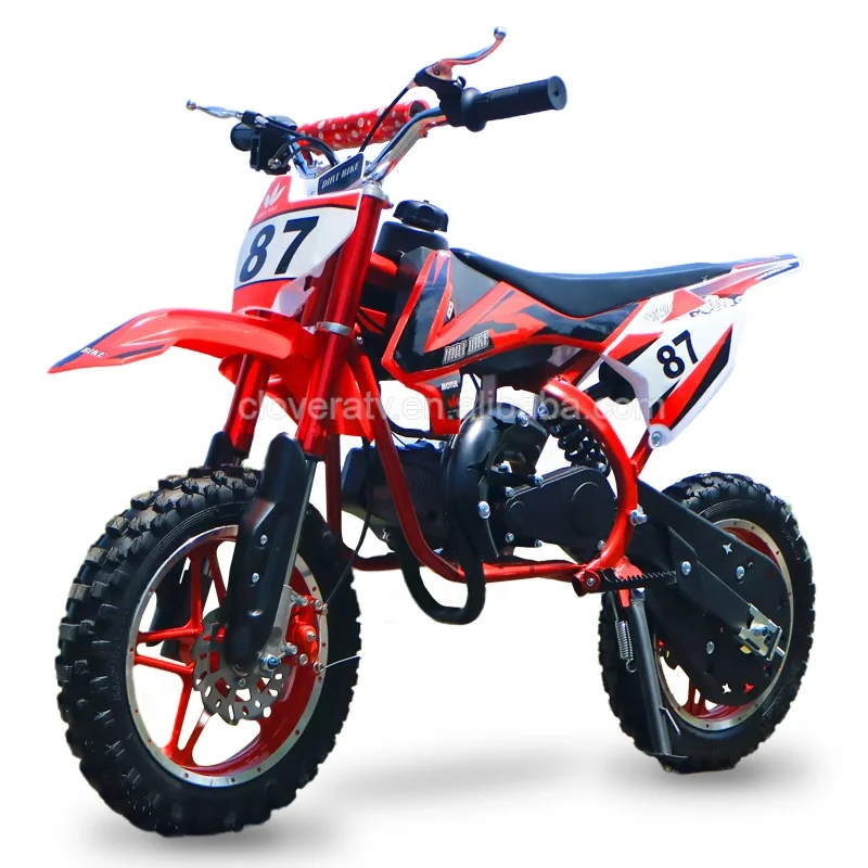 Professional 2 Stroke Mini Kids Motocross Bike 49CC Dirt Bikes with Pull Start