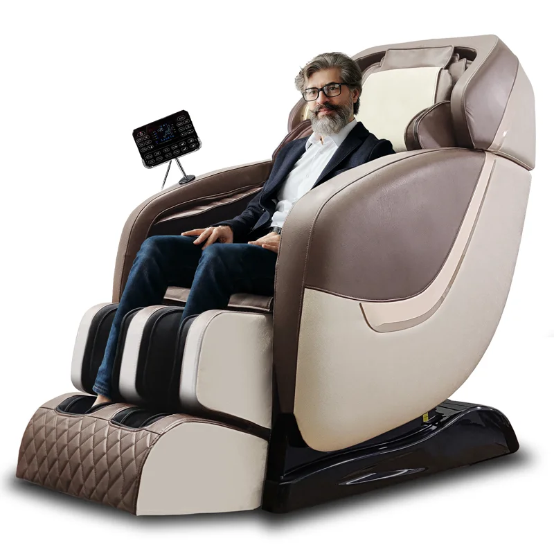 SL Track Massage Chair Recliner Full Body Massage Chair with Thai Stretch Zero Gravity  Speaker Airbags and Thai Foot M