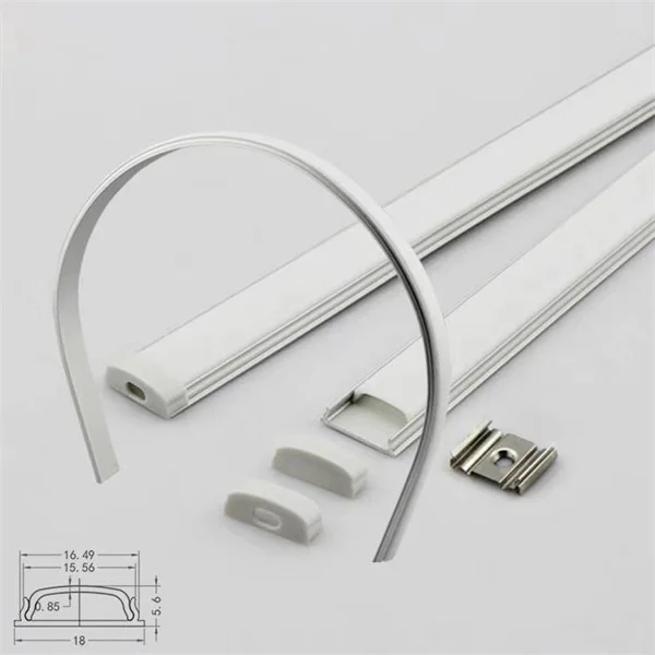 Aluminium Profils Corner Module Led Skirting Line Strip Lights