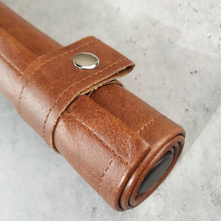 NEW design luxury Dungeons and Dragons DND RPG scroll dice rolling tray leather dice set with zipper holder