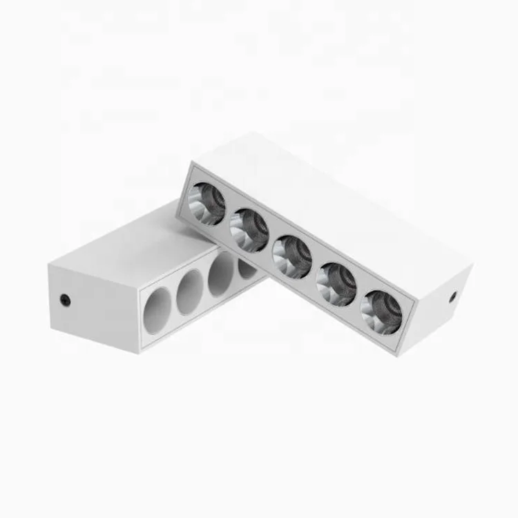 Surface Mounted Linear Downlight Home Office Lighting Downlights Spotlights Anti Glare Linear Led Grille Light