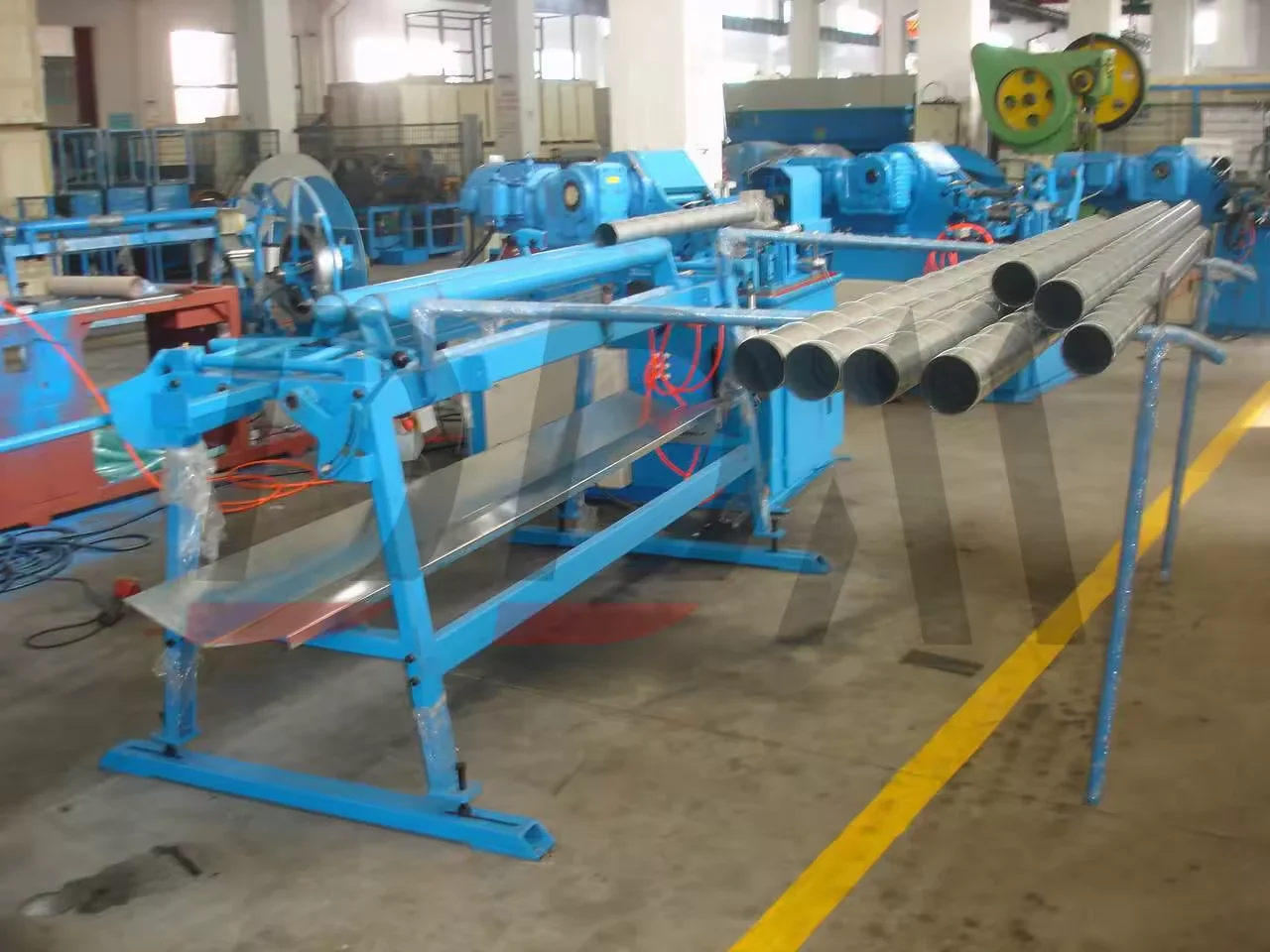 Factory Direct DDM Spiral Pipe Production Line Sheet Metal Spiral Tube Forming Making Machine