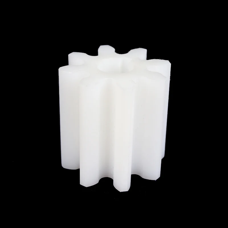 
New Design White Nylon Plastic Sprockets Precision Customized Small Pom Gear 