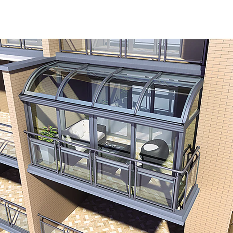 
Four Season Prefab Patio Veranda Sunrooms Aluminium Modern Glass Houses Room Solarium Free Standing Sunrooms 