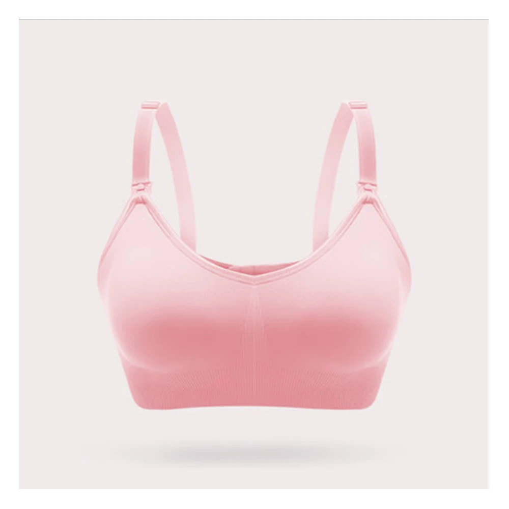 Mora Mona Seamless Maternity Nursing Bras Plus Size Sports Underwear Mom Nursing Bras