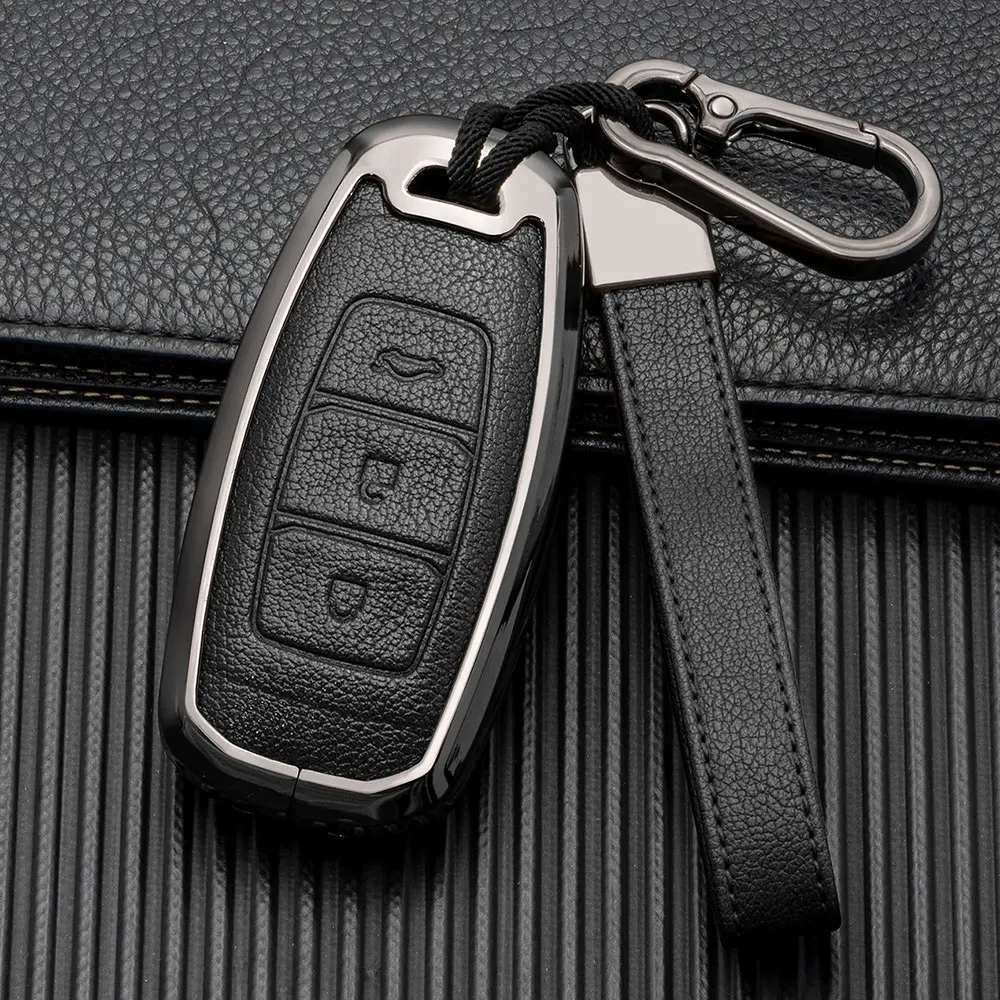 Zinc Alloy Metal Car Key Fob Case Cover For HYUNDAI Tucson Elantra LX35 Sonata