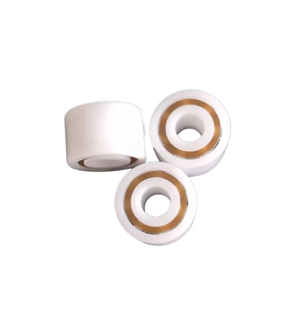 Plastic non-standard double row double row double row thickened bearing 608 non-magnetic POM water acid and alkali resistance