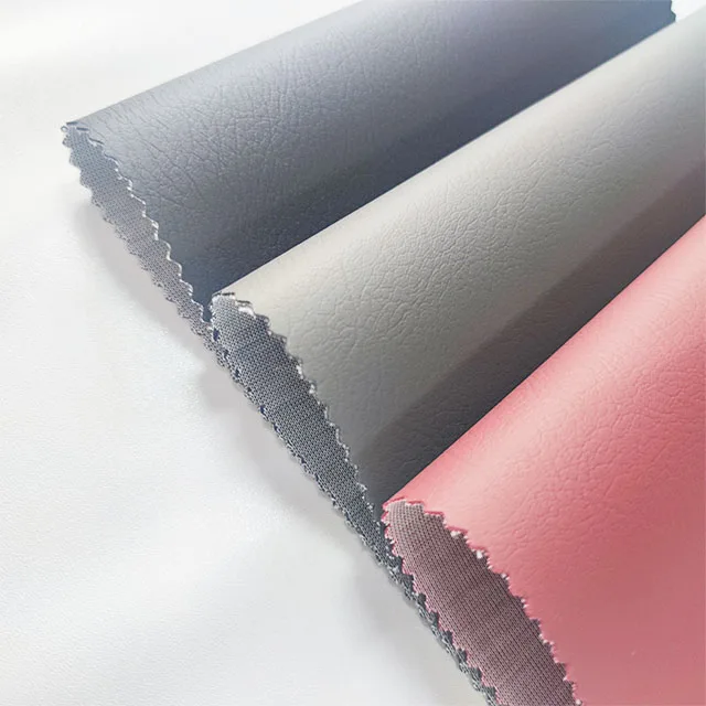 Factory Wholesale PVC Vinyl  Leather Faux Sofa Car Seat Designer Leatherette Artificial Leather Fabric