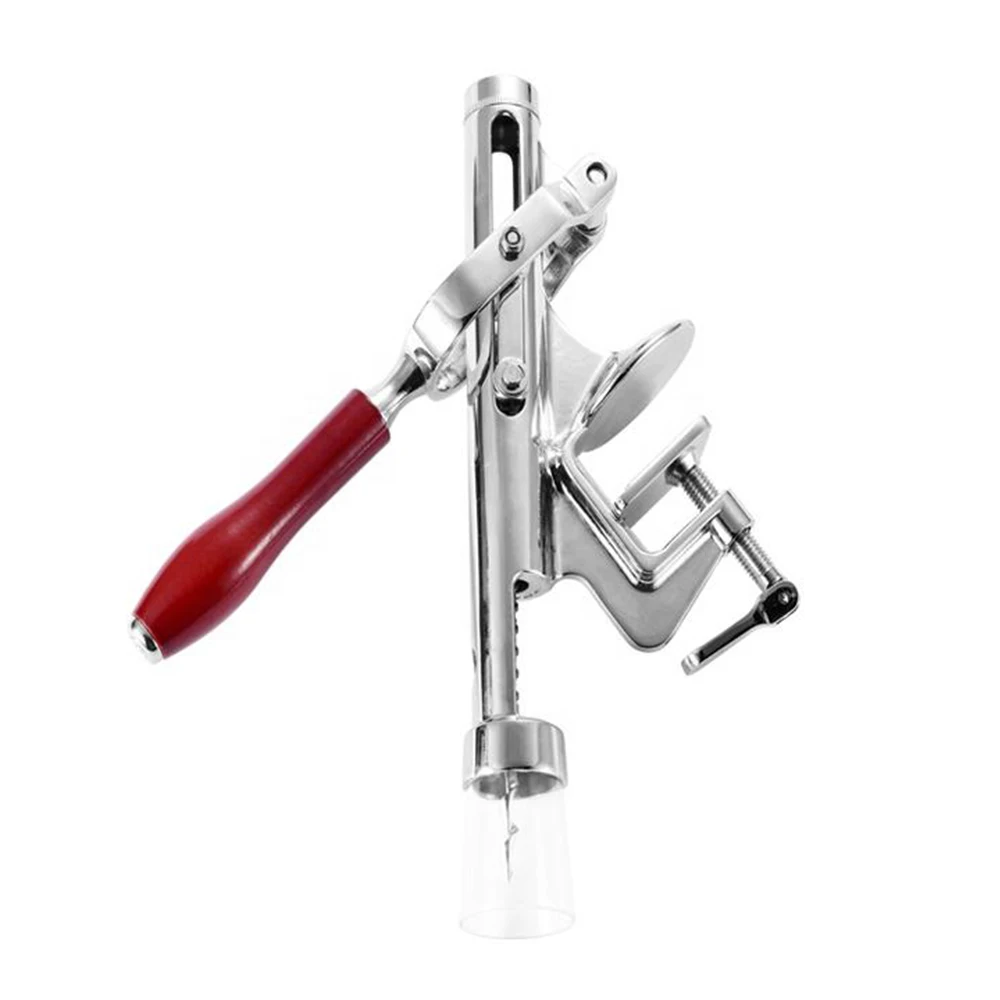 Wholesale Aluminum Alloy Manual Red Wine Corkscrew Bar Table Mounted Wine Openers Corkscrew Bar Table Mounted