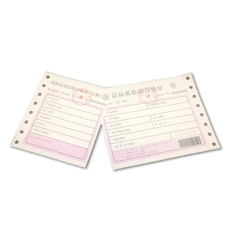 Custom Certificate Of Conformity By Writing Paper Sheets Printing