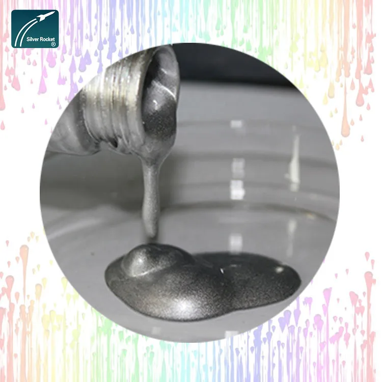 Silver chrome coating mirror chrome effect pigment metallic aluminum pigment for automotive paint