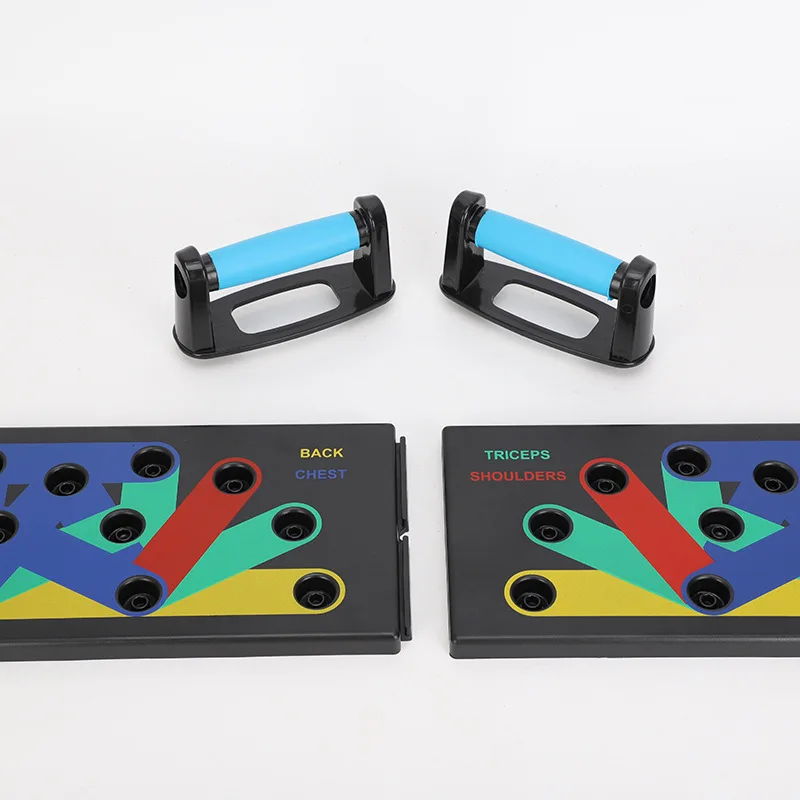 Collapsible 13 in 1 Multifunctional Home Workout Equipment Chest Muscle Exercise Strength Arm Portable Push-up Training Board