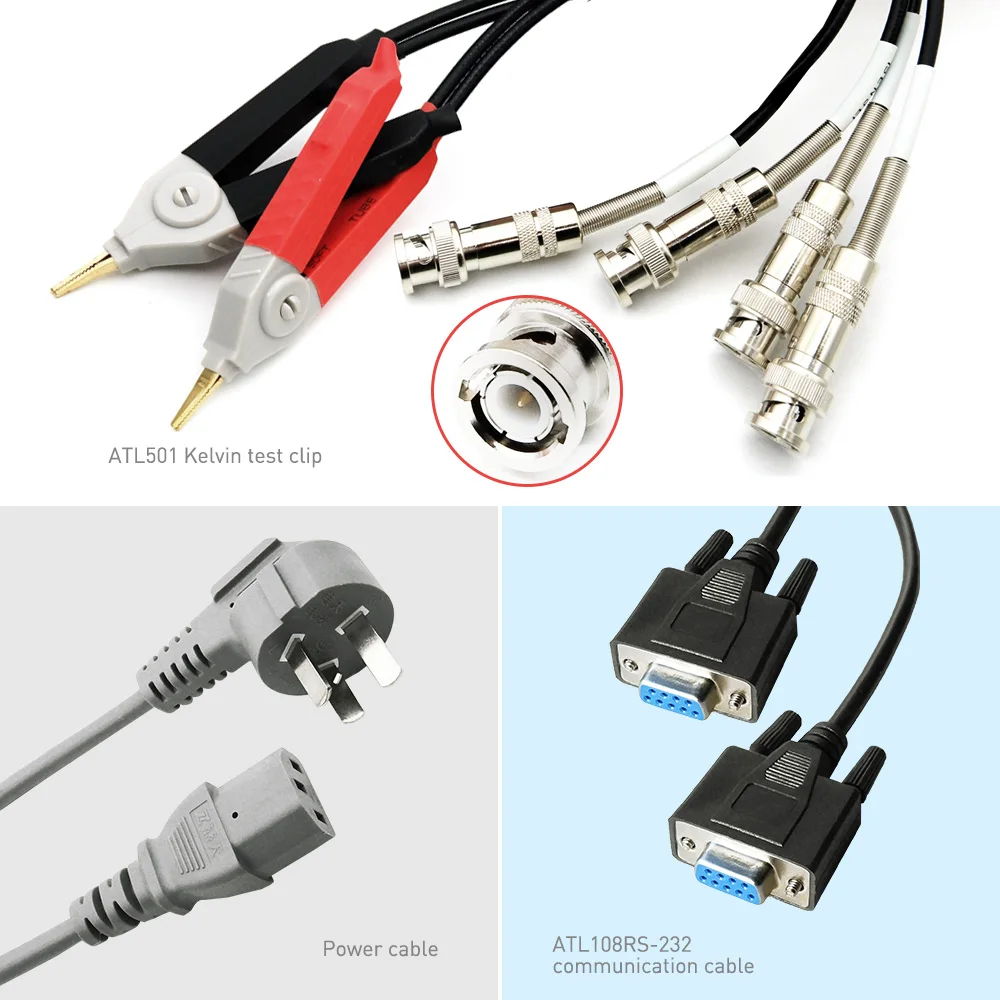 Омметр Anbai Мег для сопротивления постоянного тока до 110M Ом с 0.02% точностью AT512