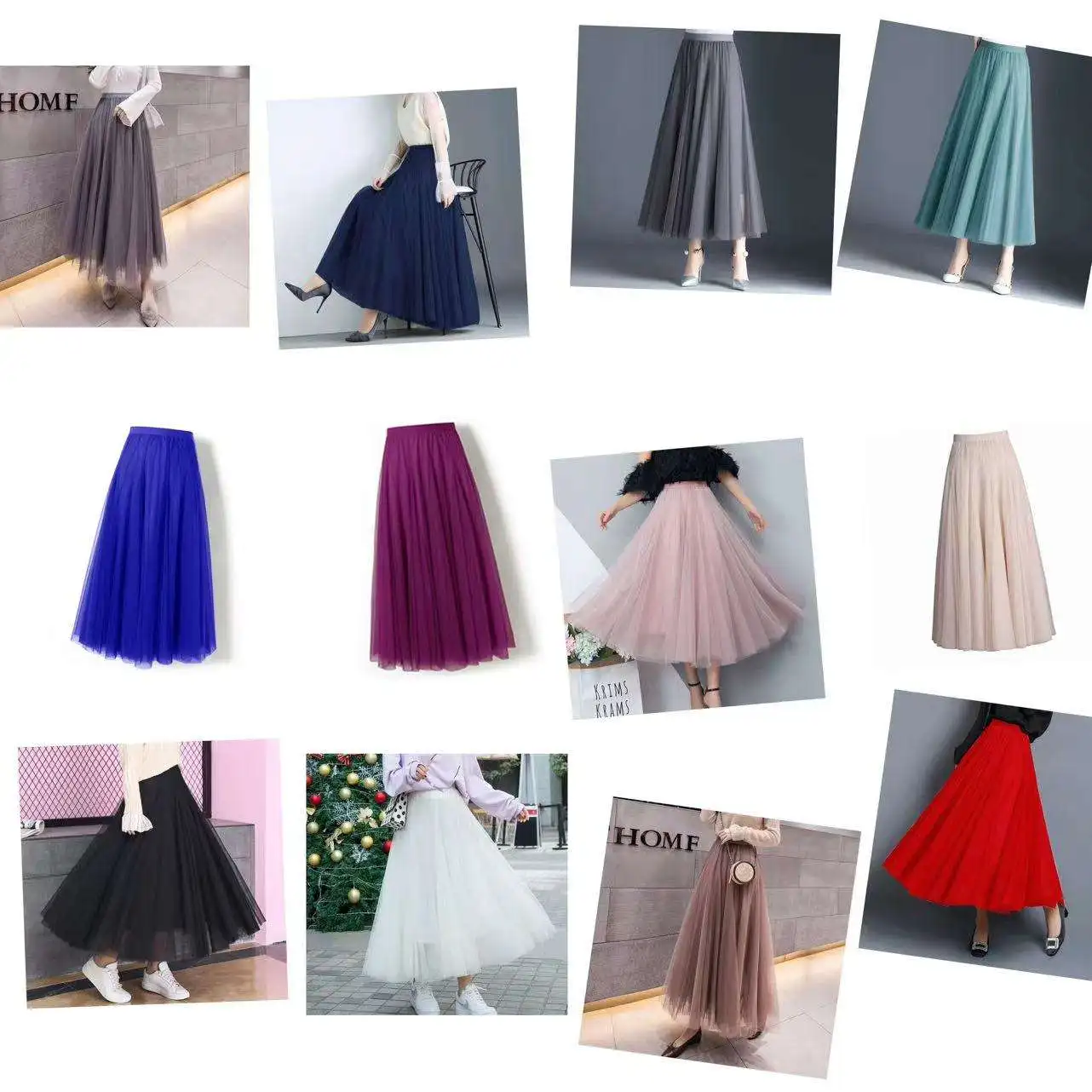 720 Degrees Women Mesh Ballet Tulle Pleated Skirt A-line Elastic Waist Girls Sweet Pleated Elegant Skirts Women Long Skirt