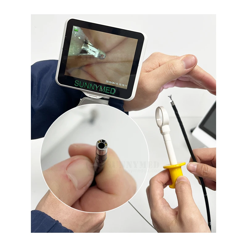 SY-P029-3 Cheap Fetch Foreign Objects Video Endoscope hd Animal Flexible for Pet Hospital