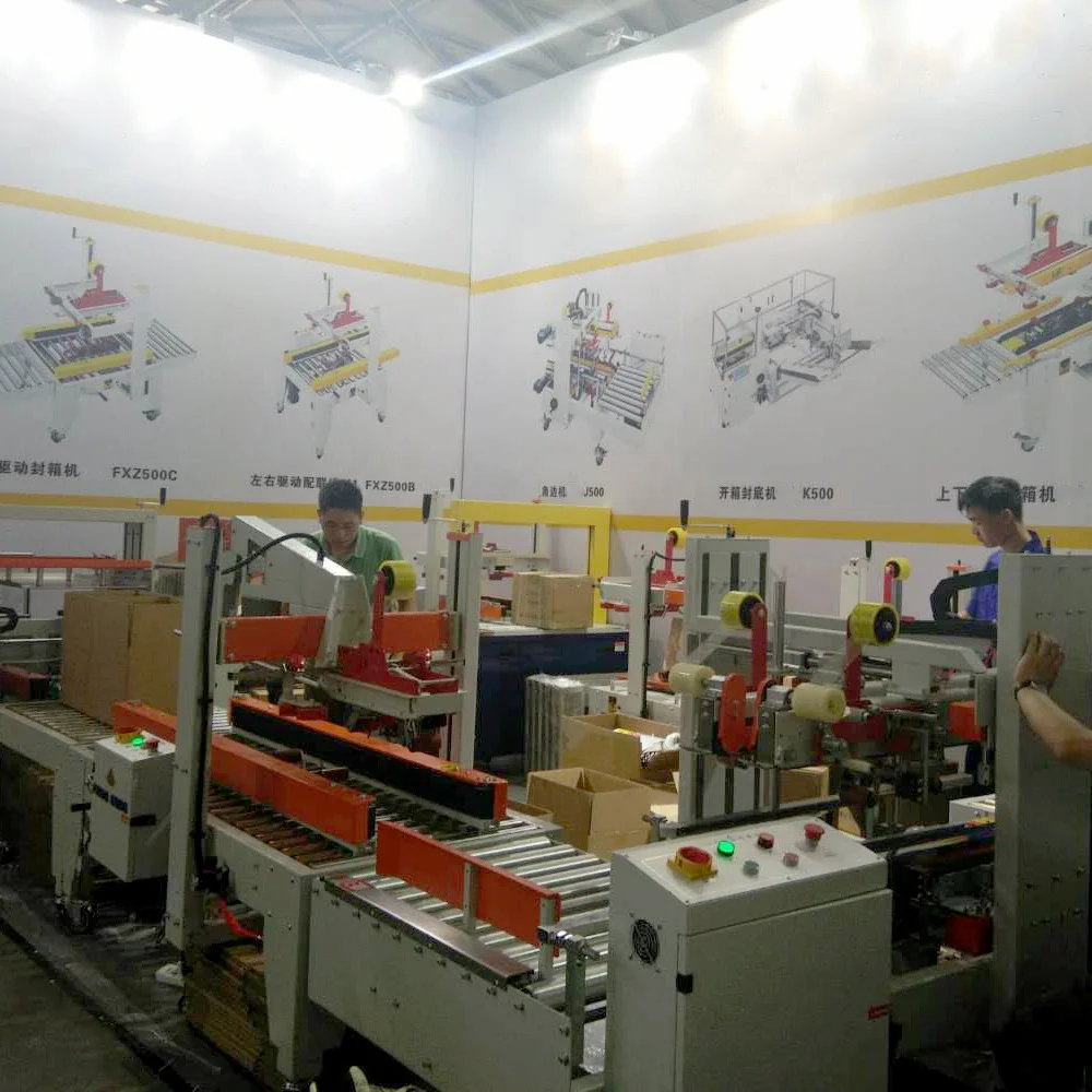 
Automatic Flaps Folding Case Box Carton Sealer Sealing And Taping Machine 