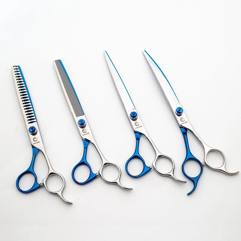 7.0 inch 440C Shark Tooth Thinning Scissors Pet Dog Grooming Scissors