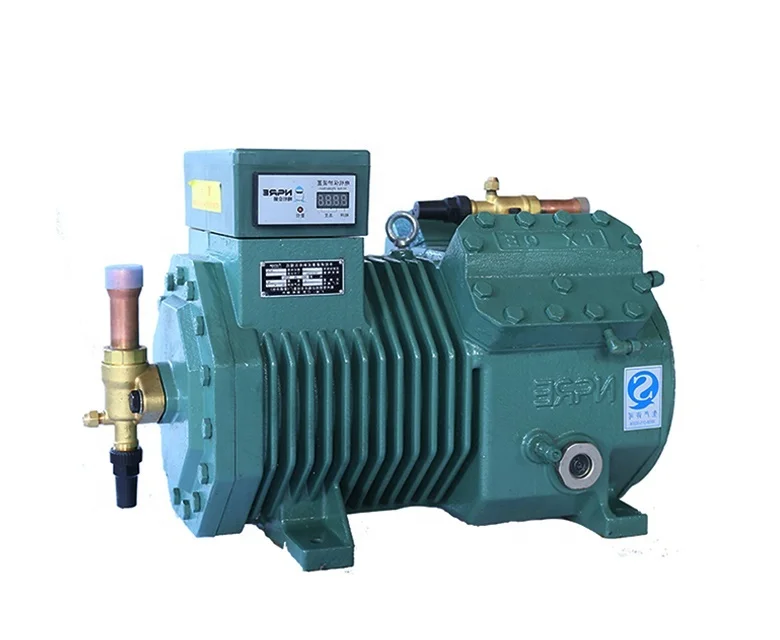 8.5HP low temperature piston type semi hermetic cylinder refrigeration compressor