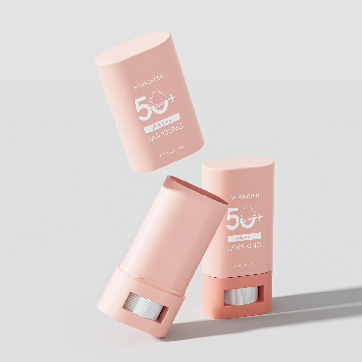 Eco friendly biodegradable wheat straw antiperspirant deodorant container colorful round stick tube sunscreen stick packaging