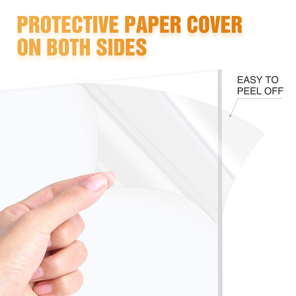 Custom Acrylic Plastic Sheet Prices Plexiglass Transparent Sheets Engraving Printed Service Acrylic Sheets