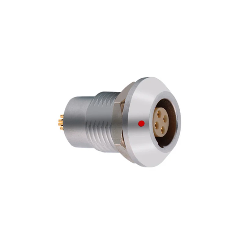 HGG 00B Series Waterproof or Vacuum tight IP50 Female Fixed Socket 2P 3P 4P 5P MGG. Push Pull Connectors