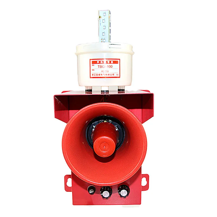 High-Decibel LED Traffic Light Buzzers Visual Alarms Durable PC Material Wide Flash Range Emergency Safety Indicators IP65
