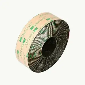 3M SJ4575 Black Quick Lock Fastener ,Self Adhesive Tape On One Sided