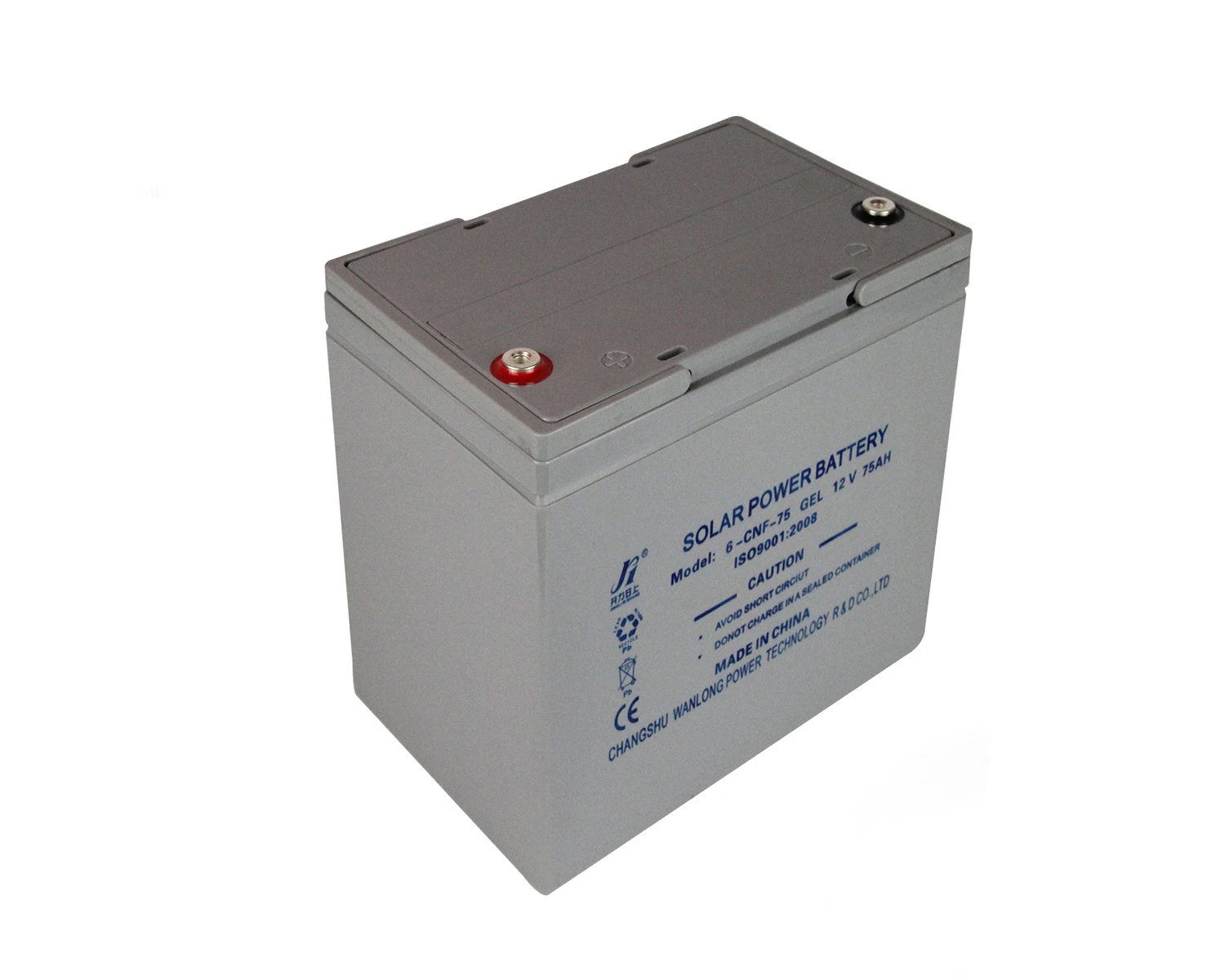 Свинцово-кислотная батарея AGM 12 в 75 Ач высокое качество цена производителя полная мощность