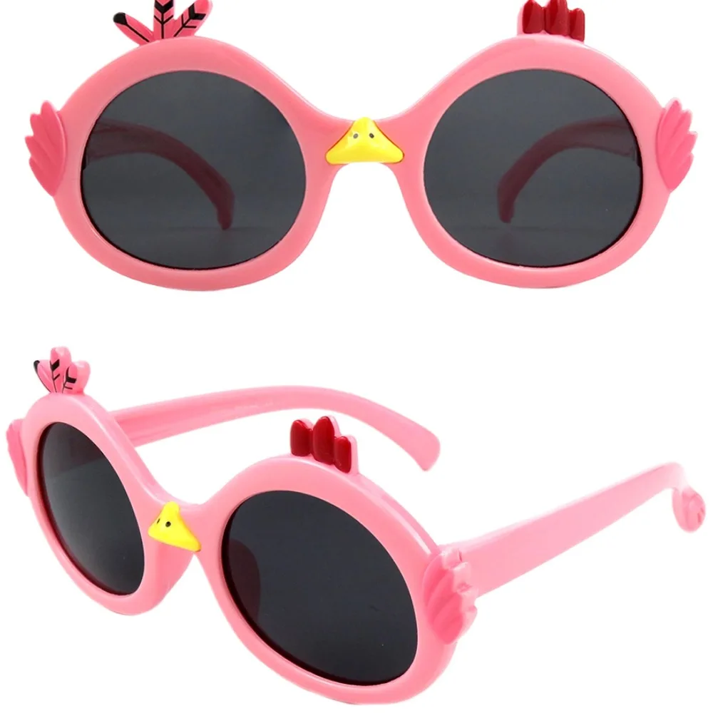 Good Quality Children Cartoon Animal Cute Baby Toy Sunshade TEPP SILICE Frame Sunglasses Protection In Stock