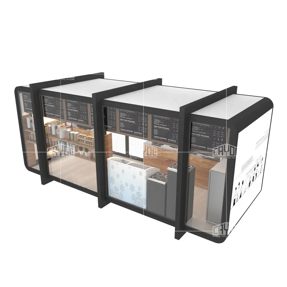 prefabricated pod house container wood trailer house wooden resort house